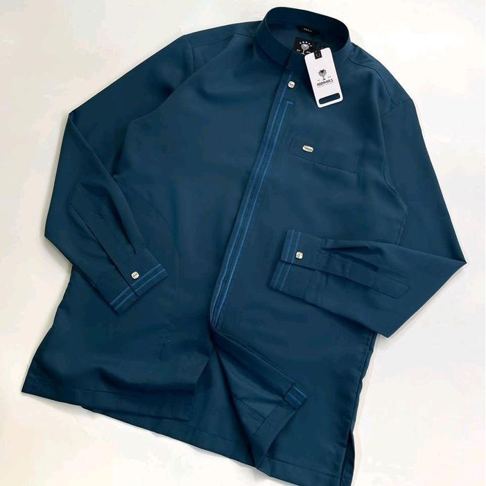 AZLAN SERIES ABBAH MOESLIM Muslim Baju kemeja Koko manset