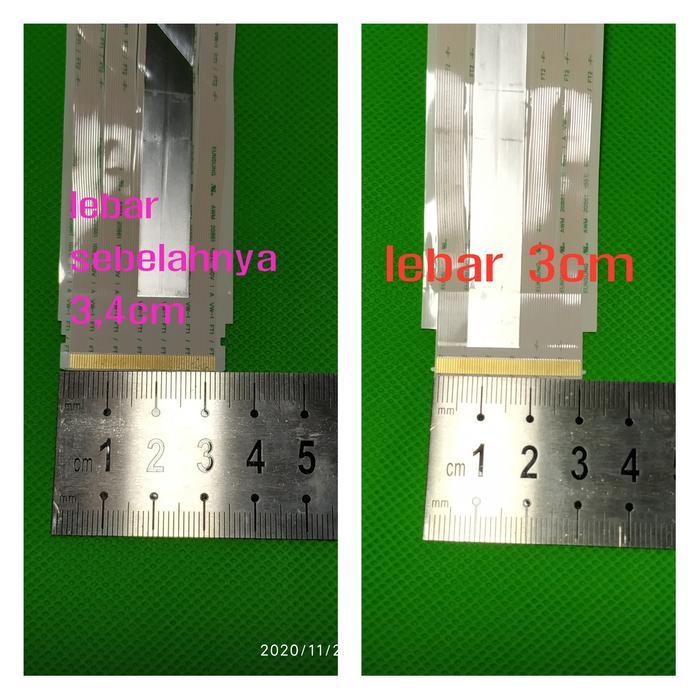 Kabel Data Flexible Fleksibel Lvds 60 Jalur Pin Panjang 43Cm Awm 20861