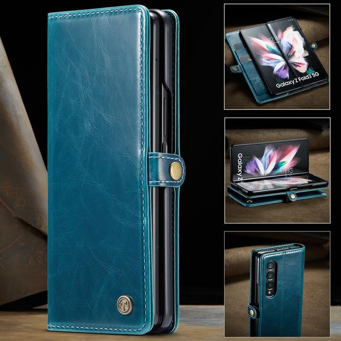 Samsung Z fold 3 Flip Case Caseme Cover Leather Wallet Dompet