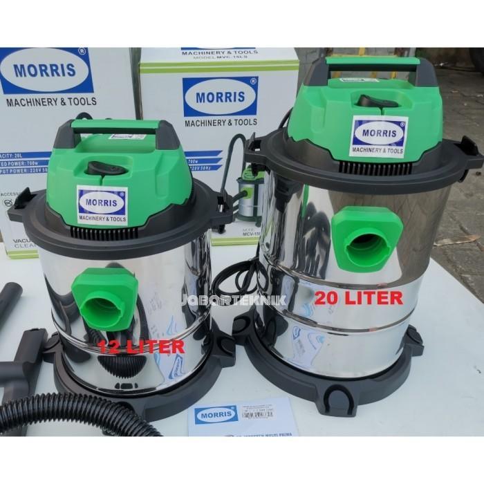 Vacum Cleaner MORRIS VACUUM CLEANER Penyedot Debu Vakum 15 L STAINLESS