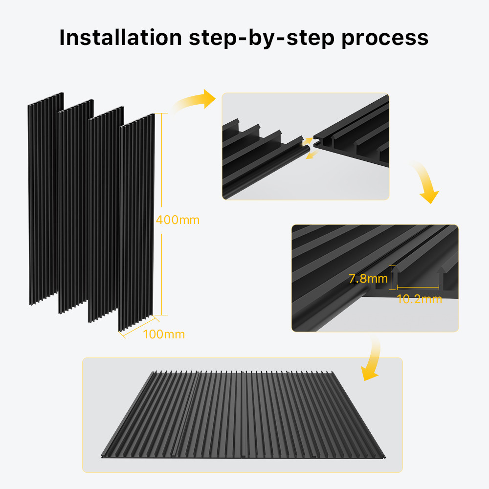 Cloudray Laser Honeycomb Table Customized 400x400mm Work Bed CO2 Diode Laser Flexible Work Plate CNC