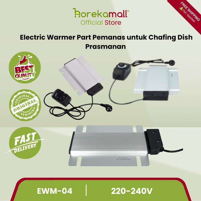Promo Elektir Warmer Chafing Dish Segi Empat Mutu Chf-926/W & Chf-627/W Kompatibel Seri Chf-6 Dan 9