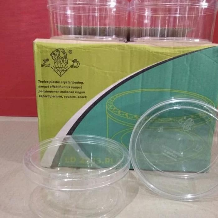TERLARIS ( SUS GOJEK ) Toples Plastik Mika Kue Kering ce 1/2 Kg ( 500gr ) READY STOCK