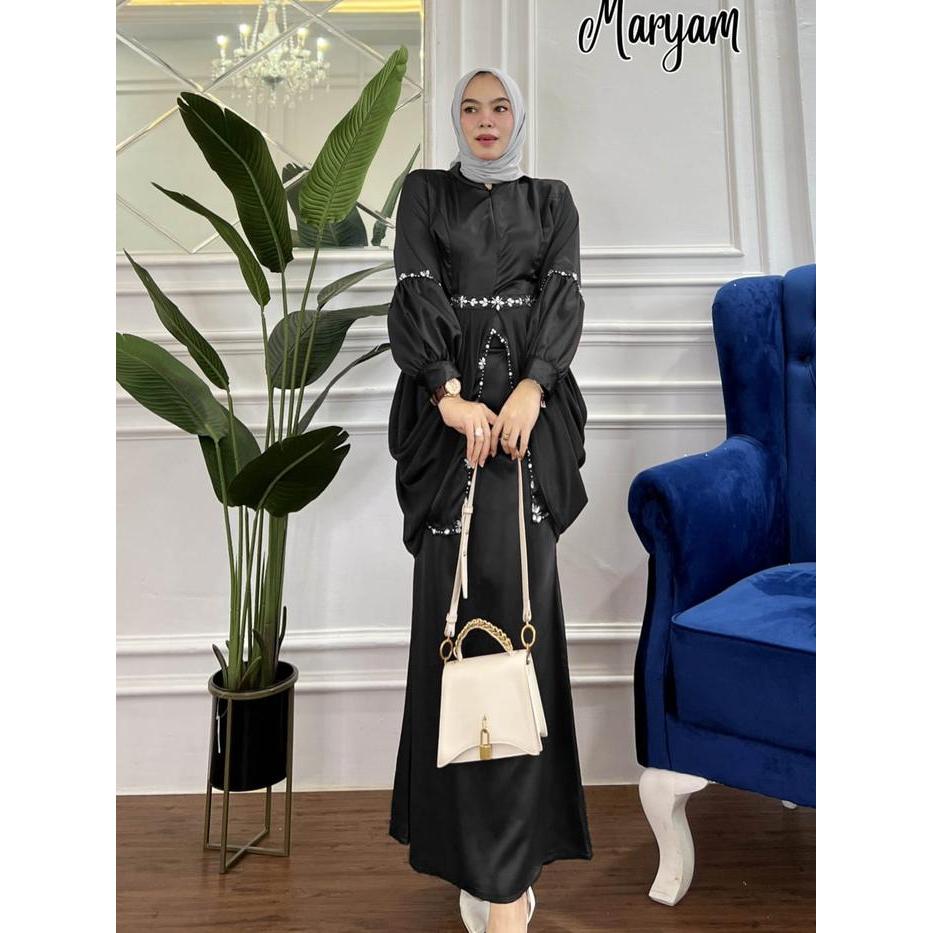 "New" MARYAM Kurung melayu Setelan Busui mermaid kebaya modern oneset elegan baju Pesta wanita,