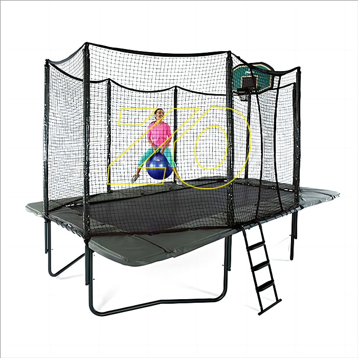 Zoshine Manufacturer Fitness Outdoor Trampoline Bungee Jumping Trampoline Kids Recreational