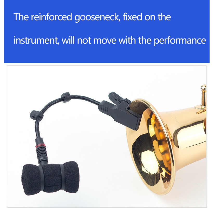saxophone microphone clip without mic, saxophone microphone stand only, clip for sax trumpet violin