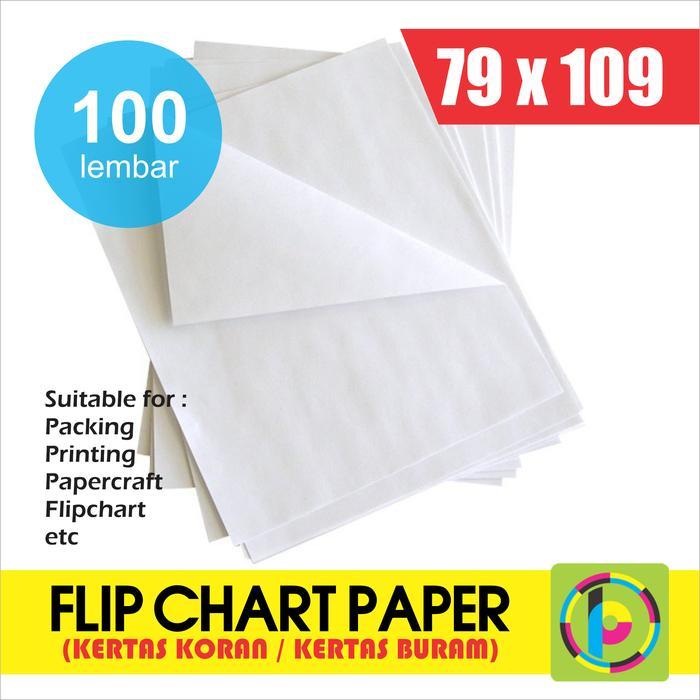 Kertas Koran Buram Ukuran Plano 79x109 cm