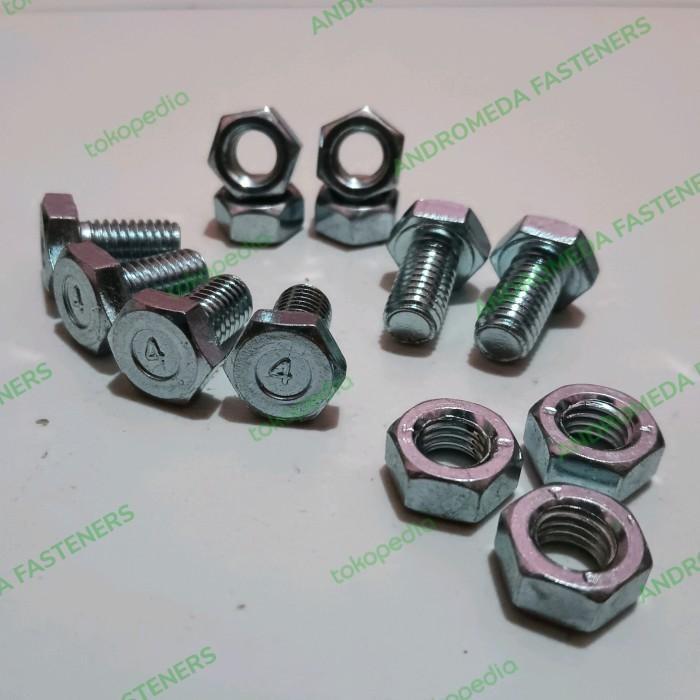 * BAUT MUR PUTIH M8x30 / BMP M8x30 / BAUT MUR GALVANIS M8x30