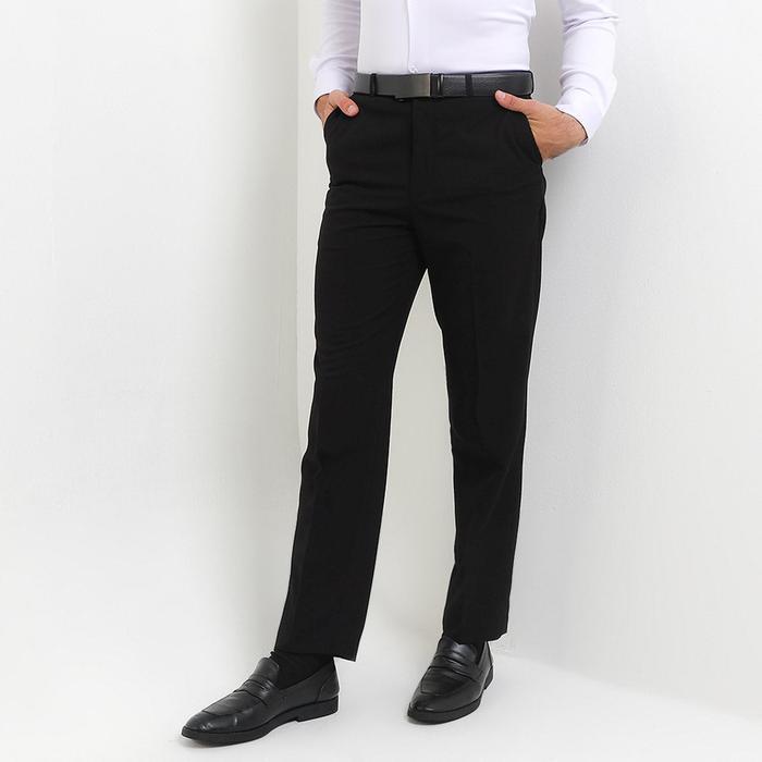 ASLI Cardinal Celana Panjang Formal Regular Fit Pria F4138BK01C READY STOCK