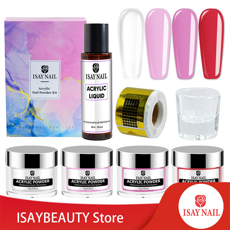 Terlaris Nail Acrylic Powder And Liquid Monomer Nails Art Decoration For