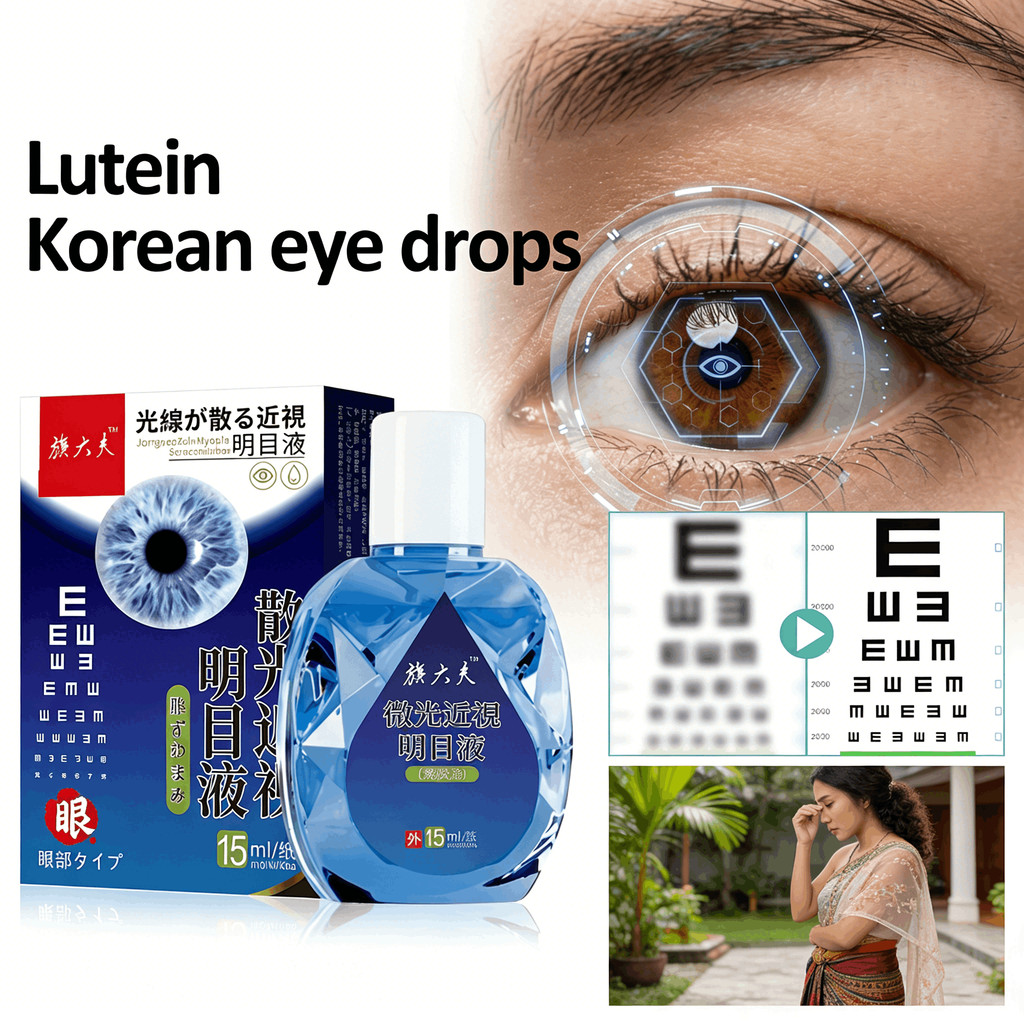 3PCS Advanced Eye Care Brightening Liquid Moisturizing Eye Drops to Brighten Eyes Mata Kering dan Ka