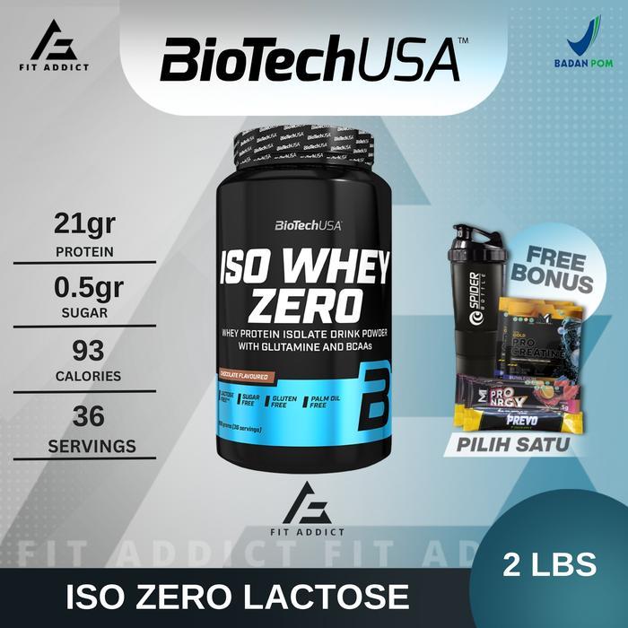 ASLI Biotech USA Iso Whey Zero Lactose 2 Lbs 2 Lb 2Lbs 2Lb Protein isolate READY STOCK