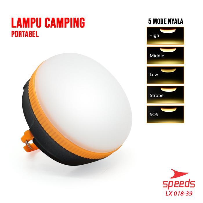 SPEEDS Portable LED Lamp Lampu LED Lampu Emergency Cas Bohlam Multifungsi Lampu Gantung Outdoor