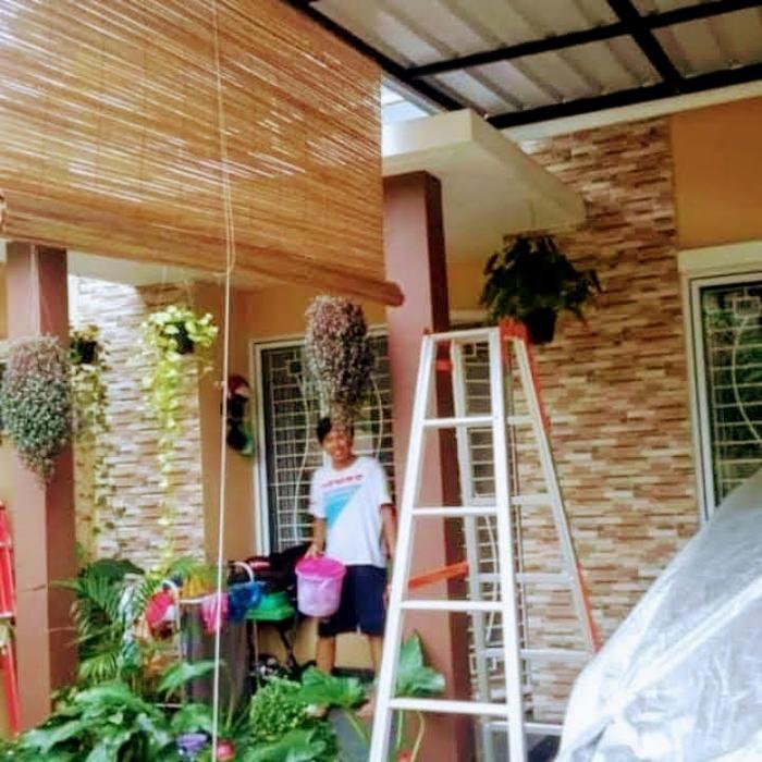 kerey/tirai out door kulit sawit ukuran 1x2