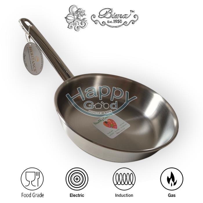 BIMA HERITANCE PRO-LITE 20-24CM FRYPAN PANCI PENGGORENGAN INDUKSI STAINLESS SUS304