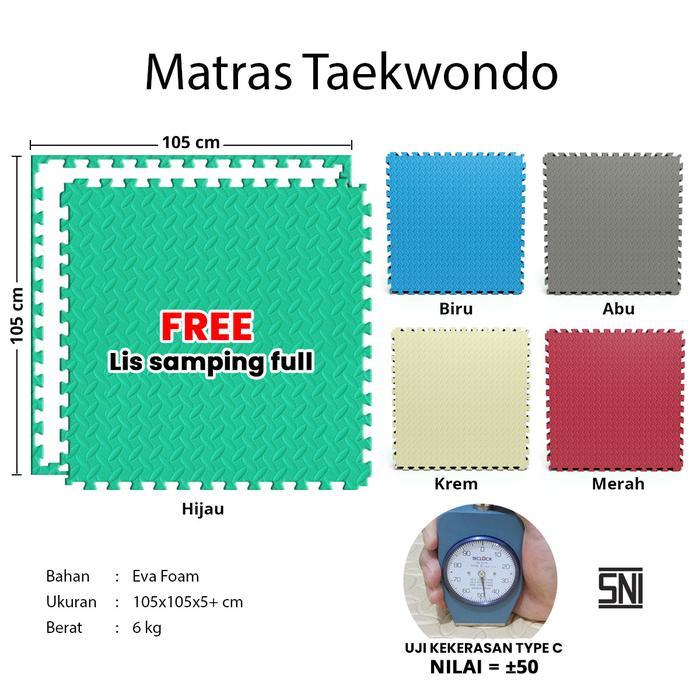 Matras Takewondo Tebal Eva Puzzle Karate Mat 5cm Matras Evamat Bela Diri 034-29