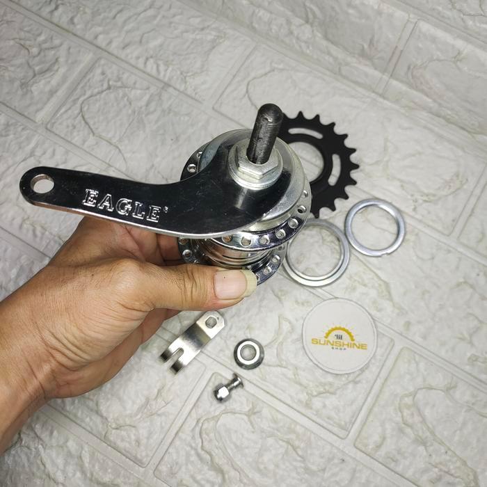 Hub Belakang Torpedo Lubang 40 Hole Terpedo Sepeda Onthel 28 Kebo Onta Ontel 26x1 3/8 Jengki Vintage