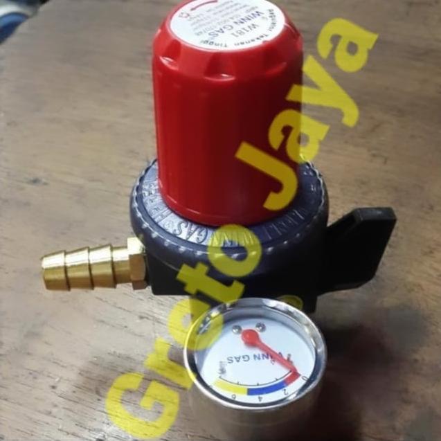 Regulator Gas Elpiji Tekanan Tinggi LPG Kompor Jos + Meteran