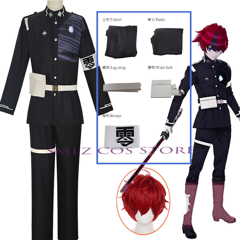 Sumino Takumi Cosplay Anime The Hundred Cosplay Line -Last Defense Costume Dk Uniform Outfits Wig
