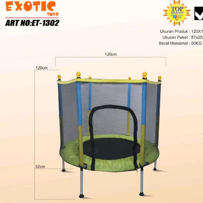 TRAMPOLIN ALAT OLAHRAGA BESAR KUAT MURAH SNI