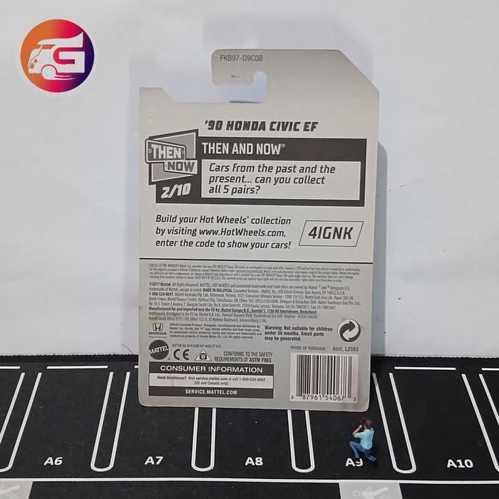 TERLARIS 90 H Civic EF Kmart Exclusive Color (VHTF) - Hotwheels Selamat Berbelanja