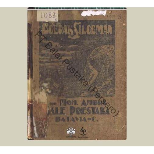 Boerak Siloeman. Moh. Ambri. 1932. Balai Pustaka. Jakarta.
