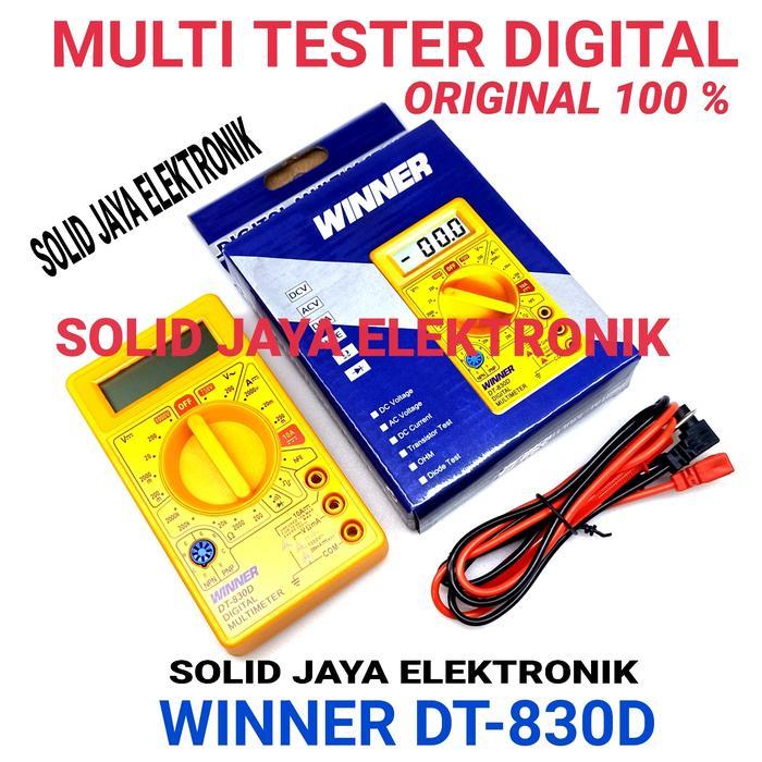 Multi Tester Digital Winner Dt-830D Multimeter Dt 830D 830 D Original