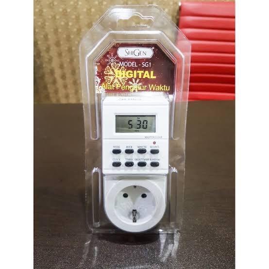 Timer Ac Digital Shigen + Colokan