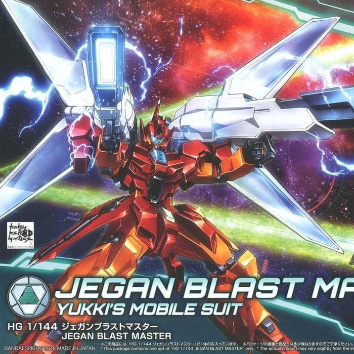 JUAL Bandai HG HGBD 1/144 Jegan Blast Master gundam build 00 diver