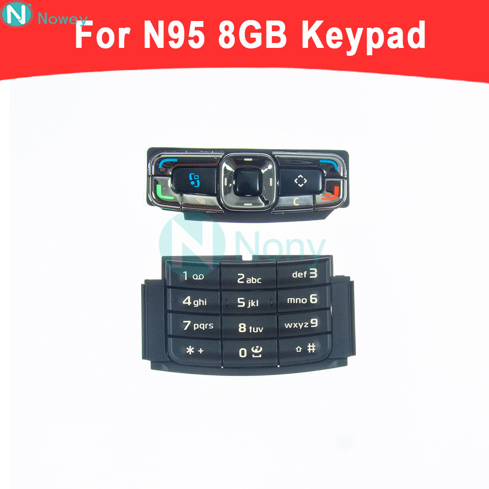 Nowey N95 8G Keypad For Nokia N95 8Gb Keyboard Cover Case Replacement Parts