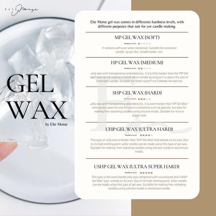 Uhp / Ushp Ultra Hard Gel Wax Candle Jelly Wax Transparan Bening