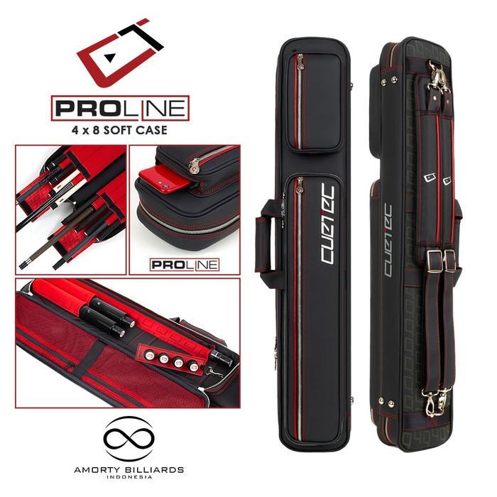 Cuetec PROLINE 4 x 8 Soft Case / Tas Billiard