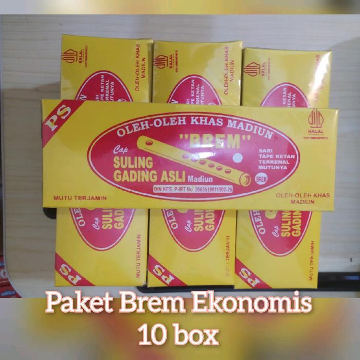 Paket Brem Madiun Ekonomis 10 Box Oleh Oleh Khas Madiun Alami Jajanan Food Manis Grosir Camilan