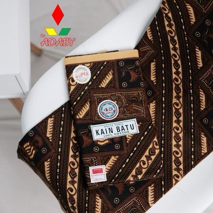 READY Kain Batik Modern - Kain Batik Panjang - Jarik Jawa Asli - Samping Panjang Tebal Lembut -