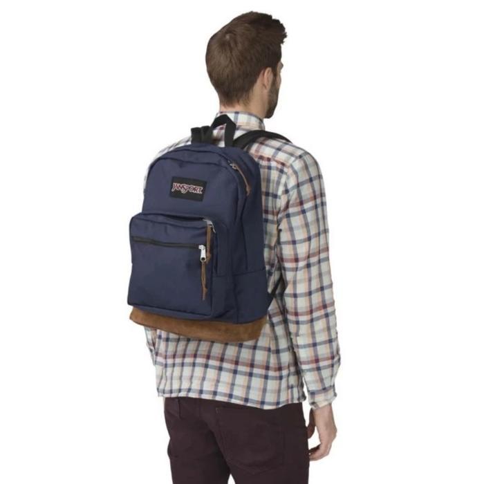 JTTOP" JANSPORT BACKPACK UNISEX ORIGINAL RIGHT PACK NAVY NEW