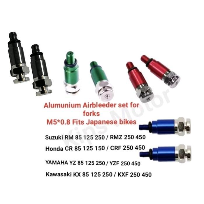 Airbleeder Air Bleeder Airbleder Shock Fork Depan Se Trail Buang Angin M5 Kyb Kayaba Showa Yamaha Yz