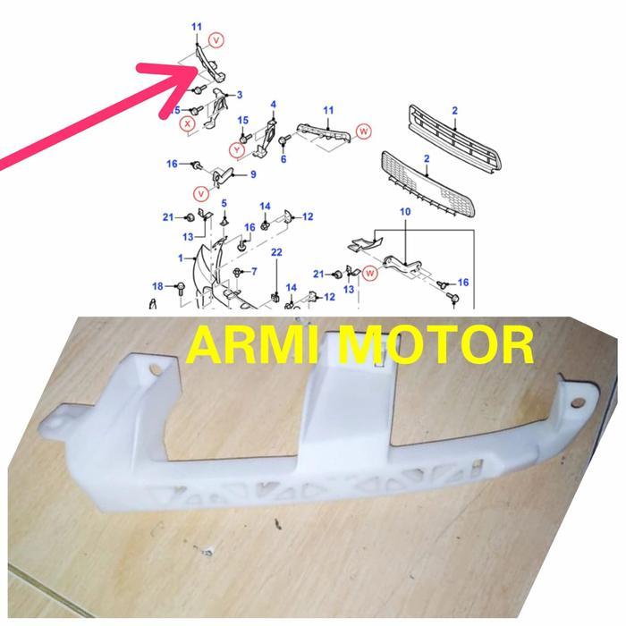 Bracket Lampu Headlamp Ford Ranger & Everest 2009-2011 Depan Kanan Ori