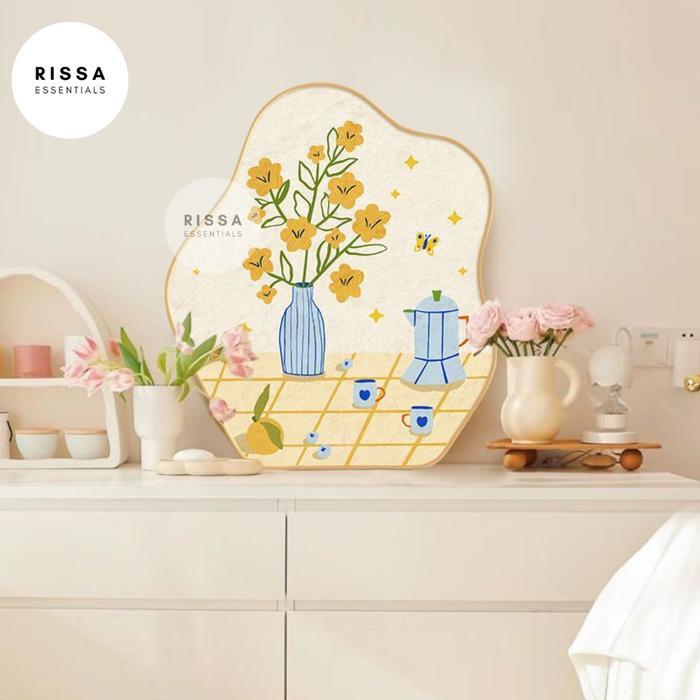 [RISSA] Standing Frame Dekor Korea Home Decor Properti Foto Prop Foto Layout Aesthetic Foto Studio
