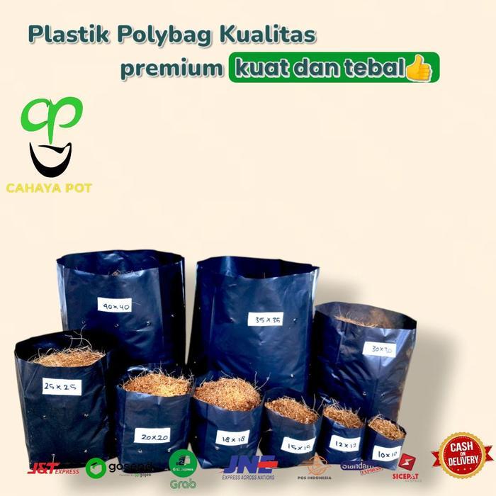 Polybag 40x40cm perlembar - polybag tanaman 40x40cm - plastik polybag tana man