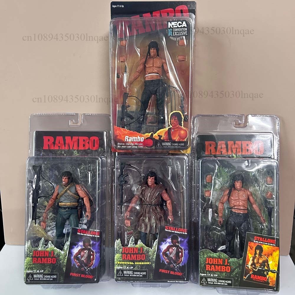 Neca Figure First Blood John J Rambo Stallone Rambo 2015 Ver. Special Forces Soldier Avenger Syester