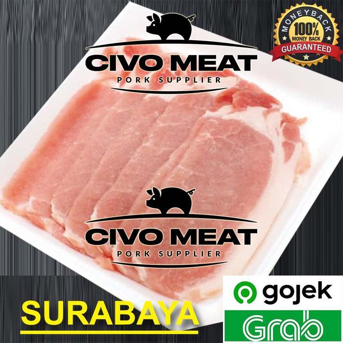 Karbonat Slice / Pork Loin Slice 500Gr
