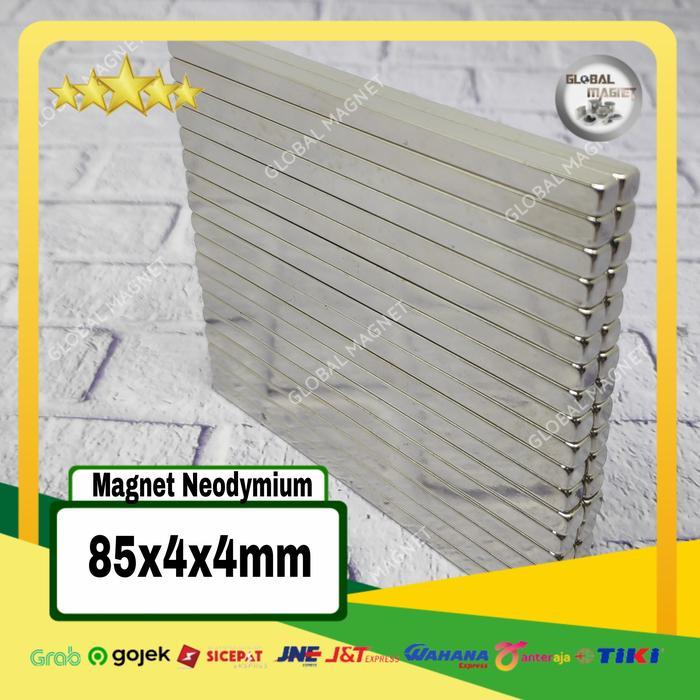 Stok Baru Magnet Neodymium / Magnet Persegi Panjang 85x4x4mm