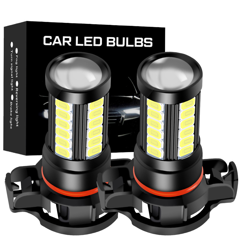 2x H16 EU 5202 PSX24W 2504 P13W PSX26W H11 H8 H16JP 9006 HB4 9005 HB4 5730 LED Bulbs Fog Lamps Car