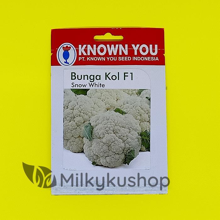 Benih Kys Known You Seed Bunga Kol F1 Snow White Kemasan Pabrik