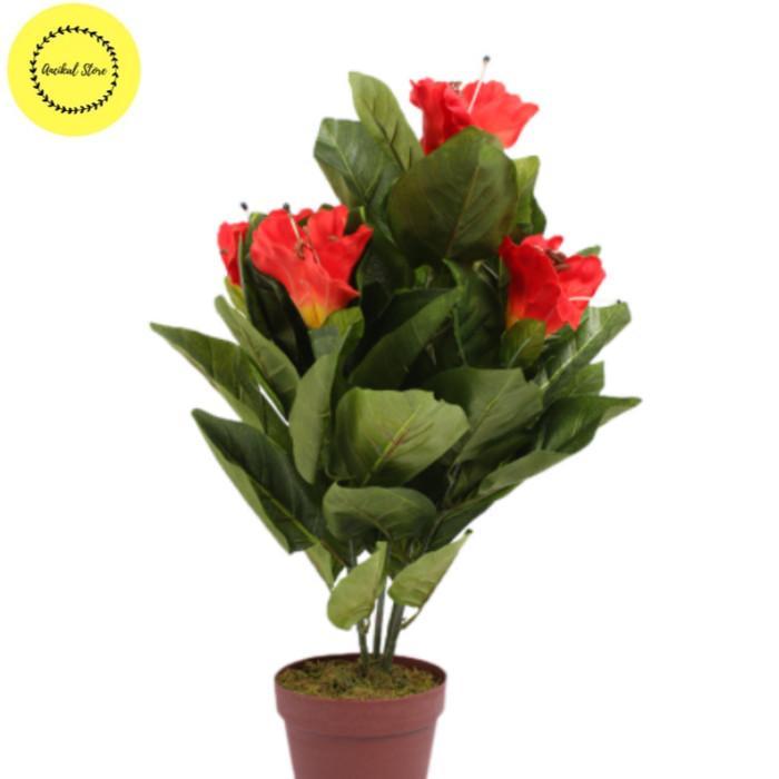 Bunga Artifisial Rich Lily - Merah