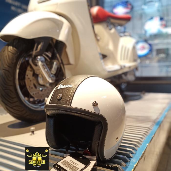 Cuci Gudang helm vespa white putih original