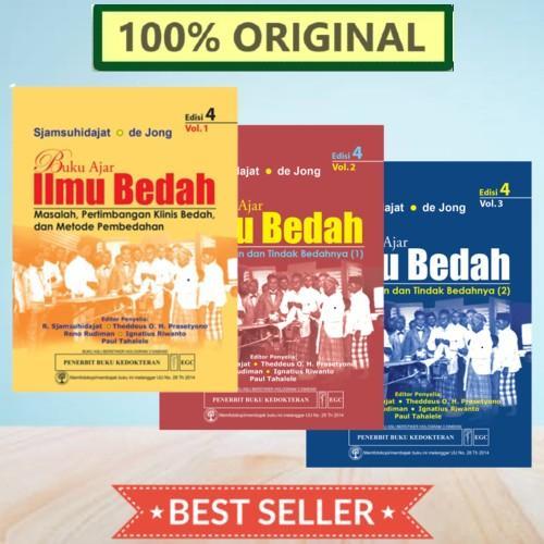 [ORIGINAL] Buku Ajar Ilmu Bedah 4e, set 3 buku - Sjamsuhidajat.de Jong