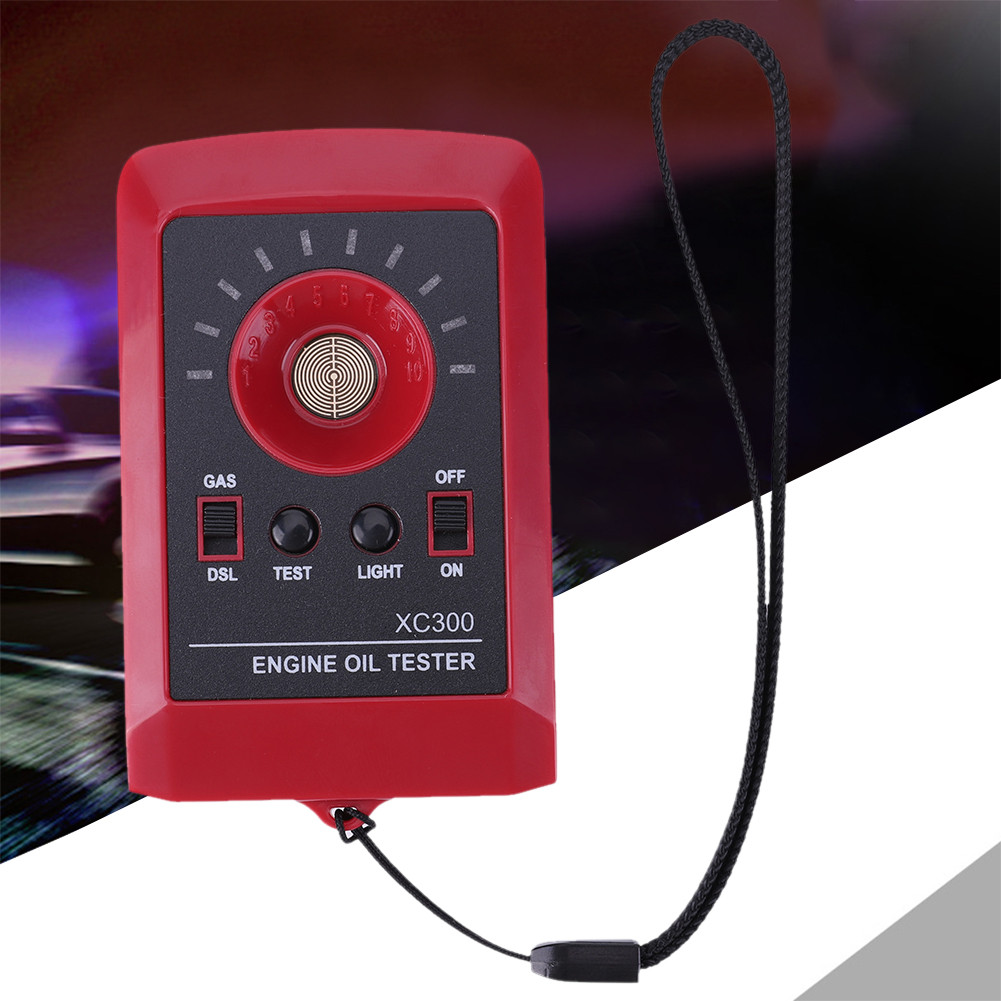 Gas Diesel Analyzer 12V Automobile Car Oil Quality Tester Motor Engine Detector Gas Diesel Fluid