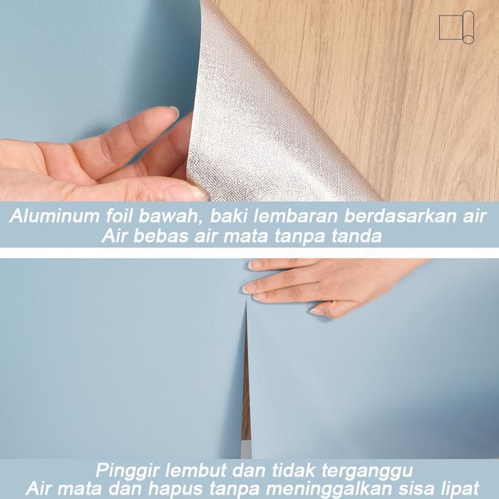 "New" Wallpaper Dinding Tembok Roll Walpaper Dinding Stiker Dekorasi Kamar Kelas atas Wallpaper