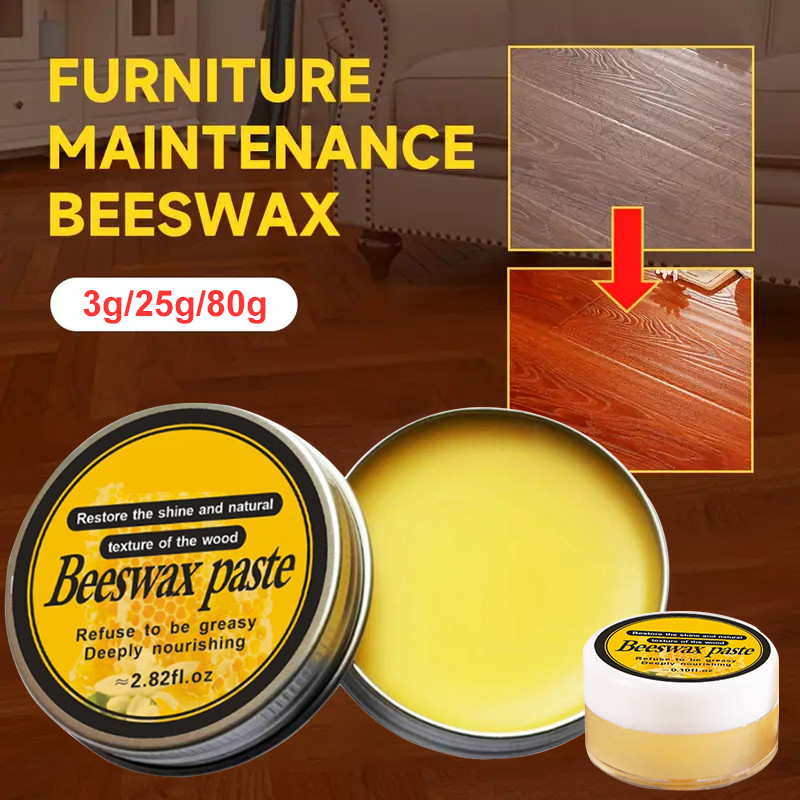 Cutting Board Wax Multifunctional Furniture Care Wax Non-Toxic Wood Wax Oil Waterproof Gloss Wood
